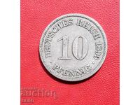 Γερμανία-10 Pfennig 1899 A-Berlin