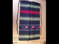 Αυθεντική υφαντή μάλλινη ποδιά, κοστούμι