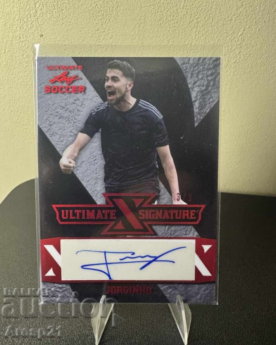 Card cu autograf Jorginho