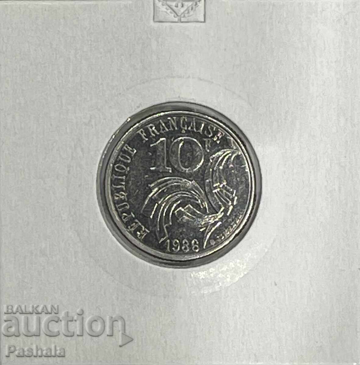 Franța 10 franci 1986
