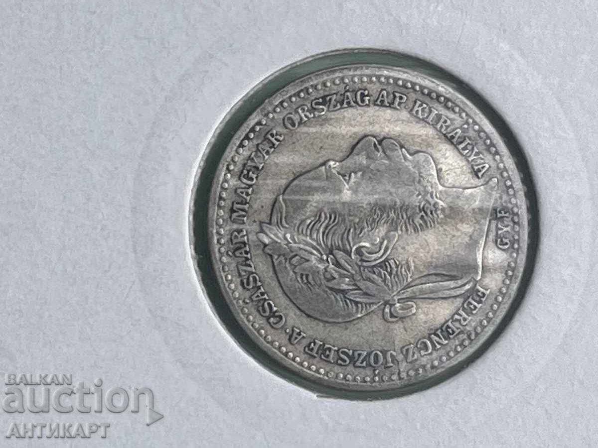Livrarea monedă de argint Ungaria Austria 20 krajczar kreuzer 1868