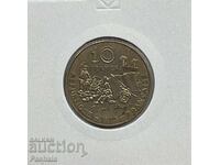 Franța 10 franci 1985