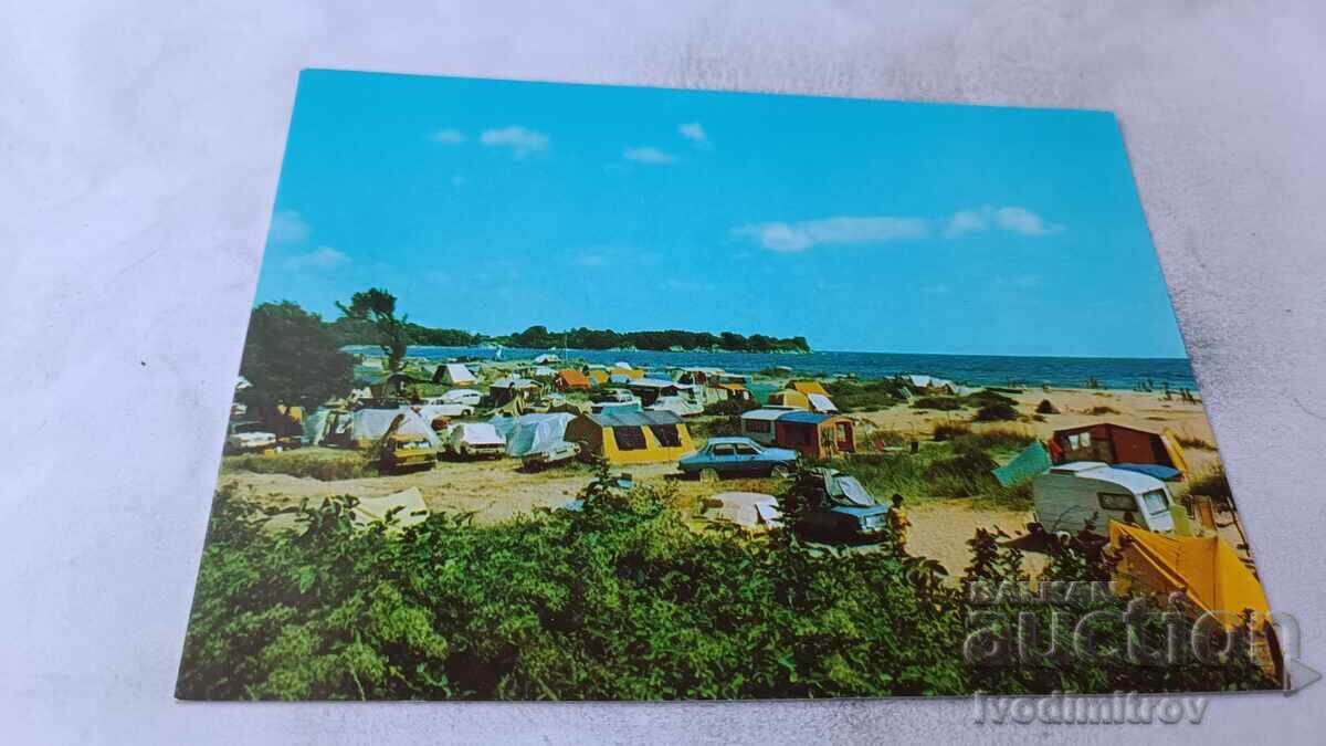 Carte poștală Camping Kiten 1984