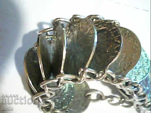 Όμορφη βραχιόλι με νομίσματα για τύχη - 5