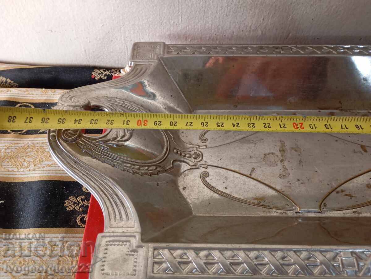 Auction  Silver-plated fruit bowl, bowl, basket Art Nouveau