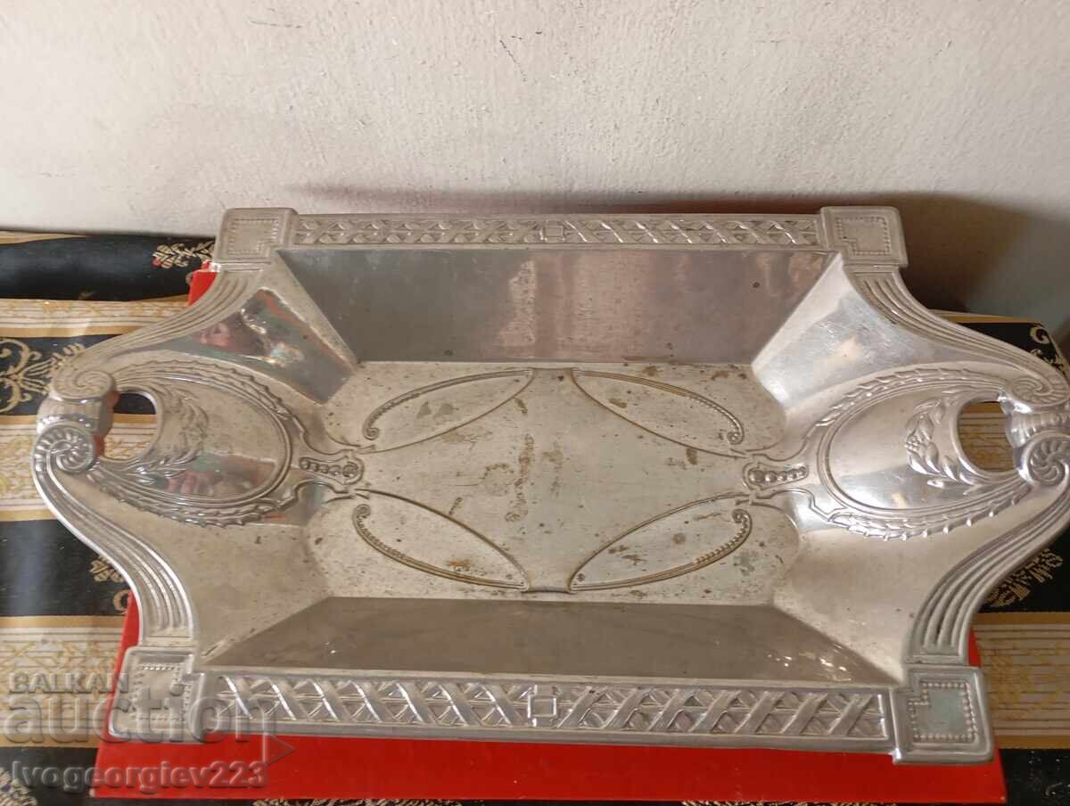 Silver-plated fruit bowl, bowl, basket Art Nouveau - 5