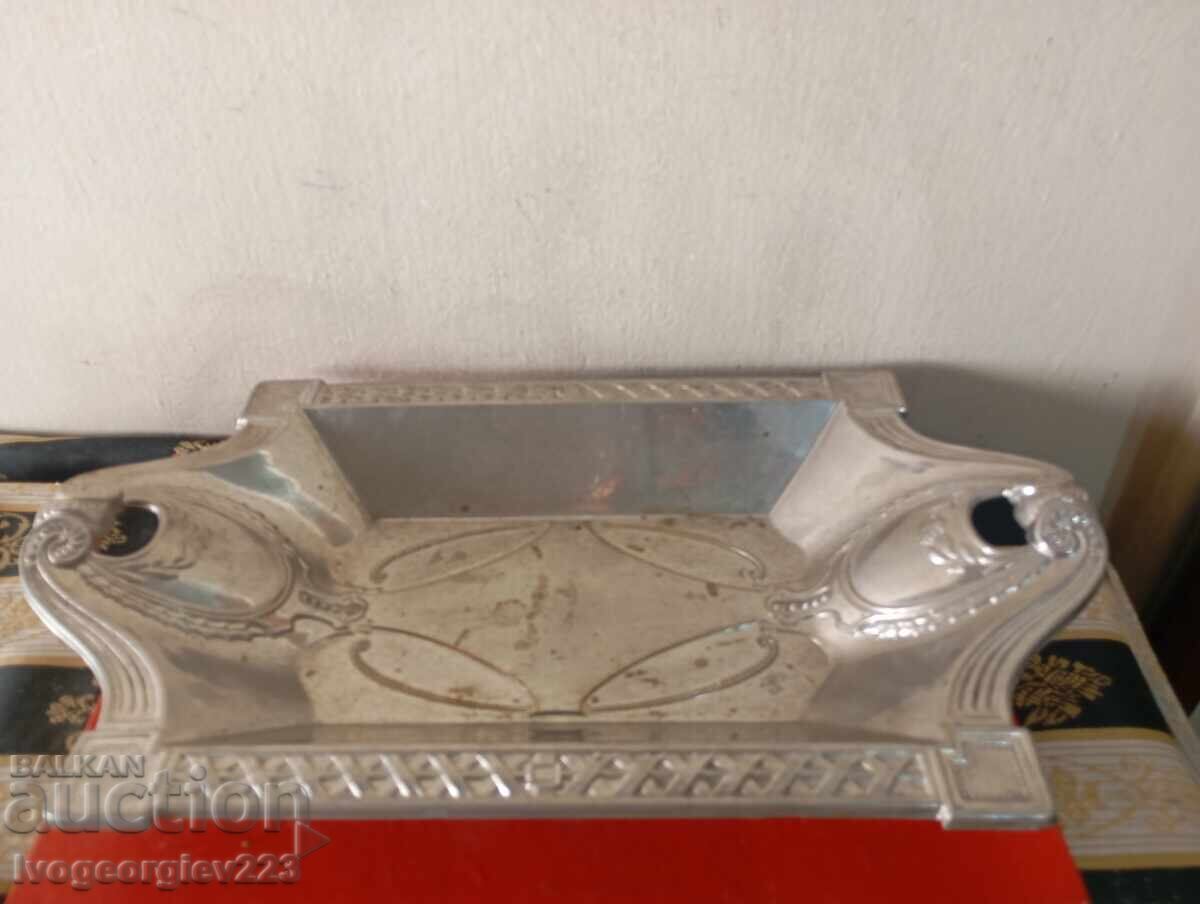 Silver-plated fruit bowl, bowl, basket Art Nouveau