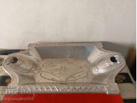 Посребрена фруктиера,купа,панер арт нуво