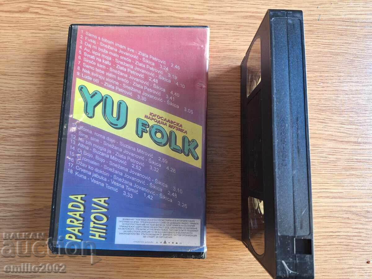 Licitație Casetă video Yu folk Parada hitova