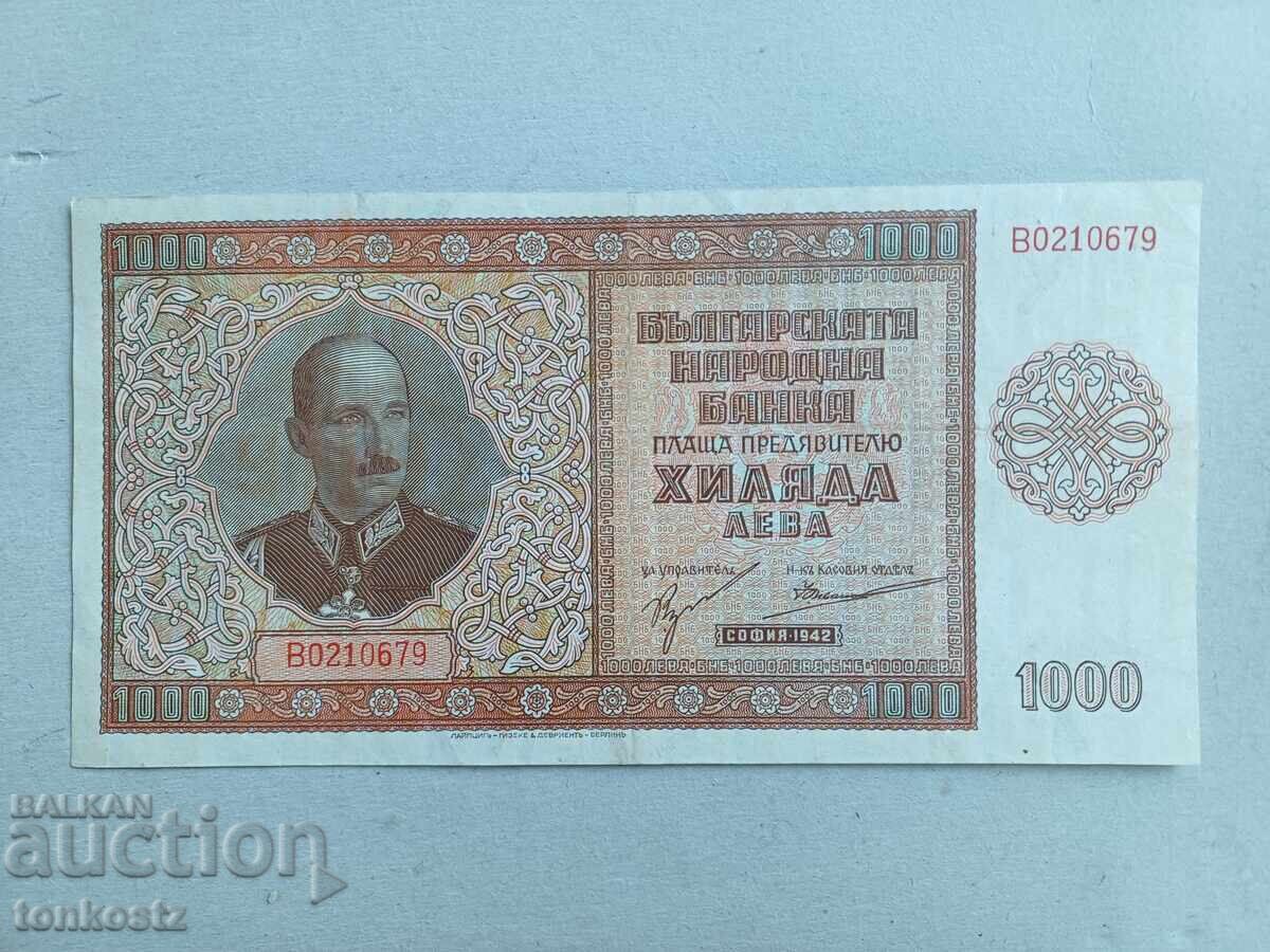 1000 BGN 1942