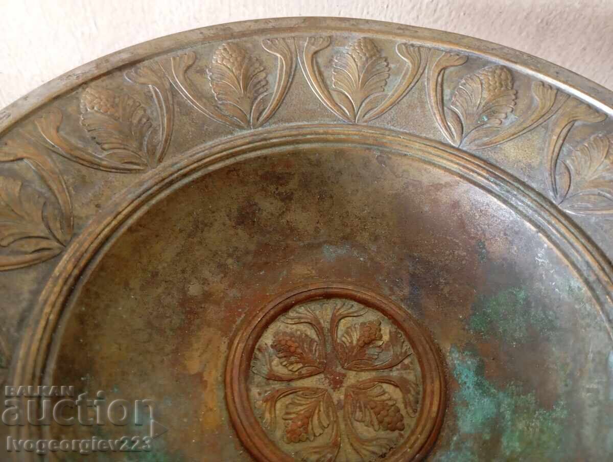 Livrarea Fructieră, bol, coșuleț argintat, Art Nouveau