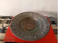 Silver-plated fruit bowl, bowl, basket Art Nouveau