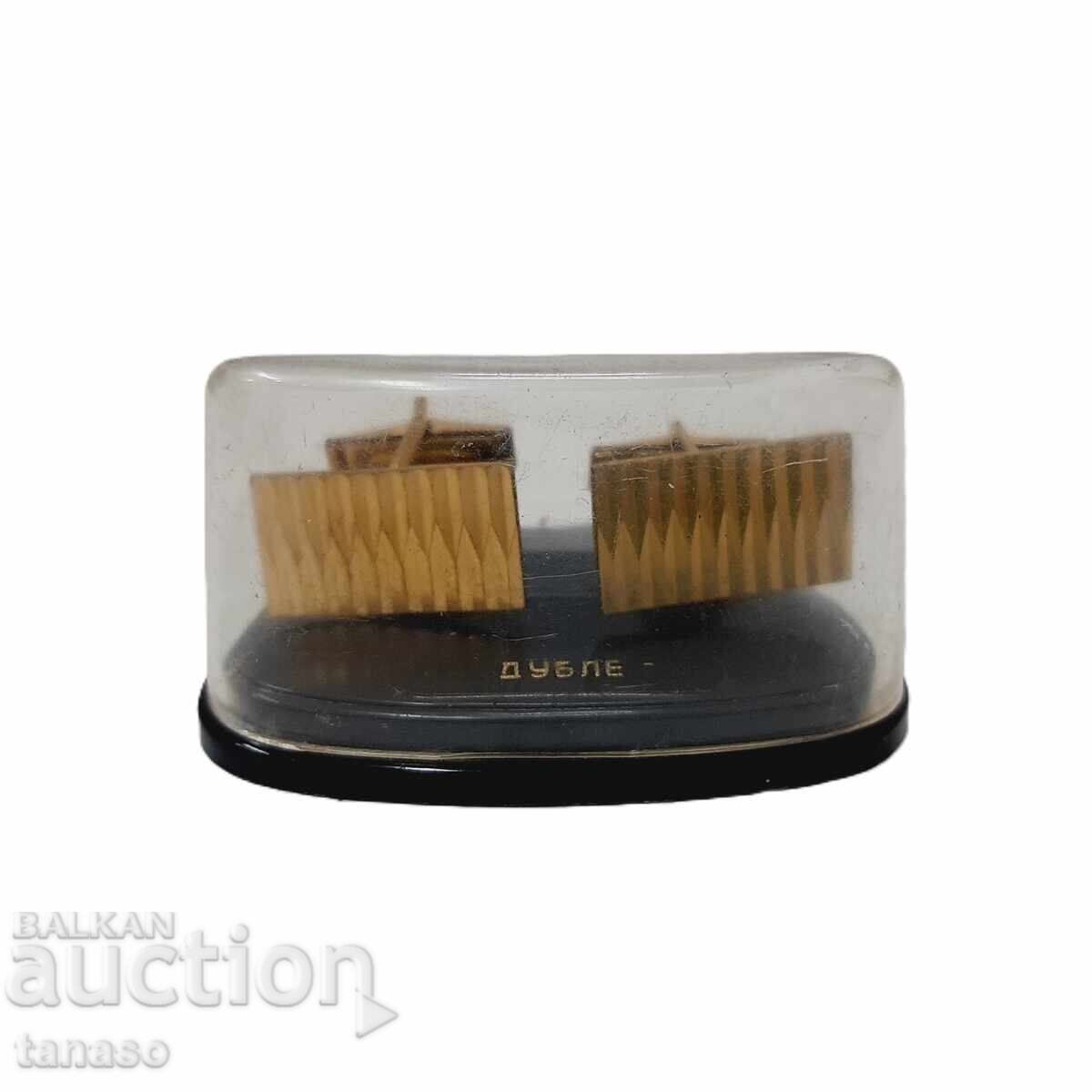 Butoni/Butoane de manșetă vintage placate cu aur "DUBLE" cu preț € 11.00 | 21.51 BGN