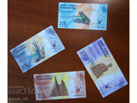 100, 200, 500 и 1000 ариари, Мадагаскар, 2017 г.