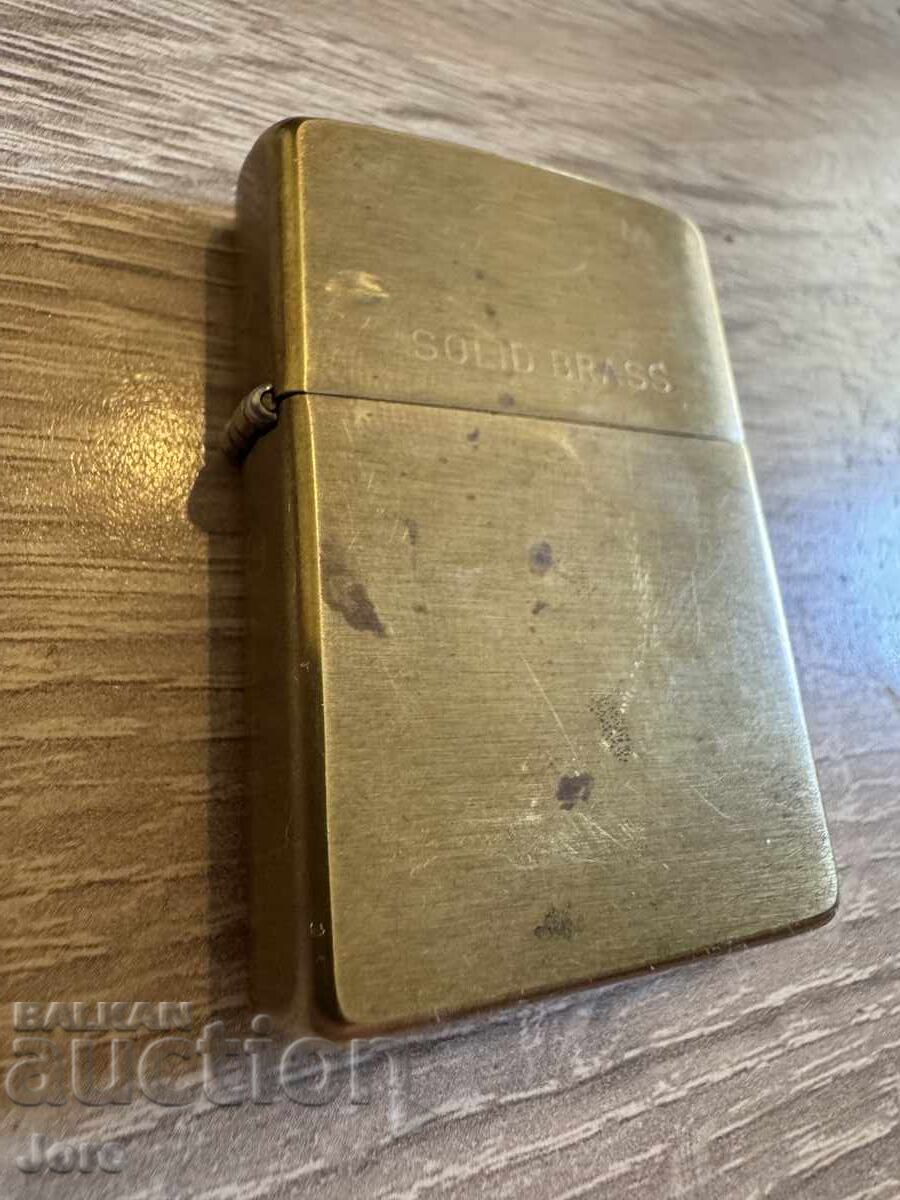 Brichetă Zippo solid brass