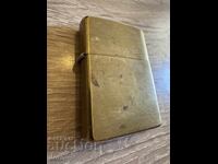 Zippo solid brass lighter