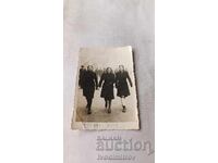 Photo Sofia Three young girls on a walk 1944