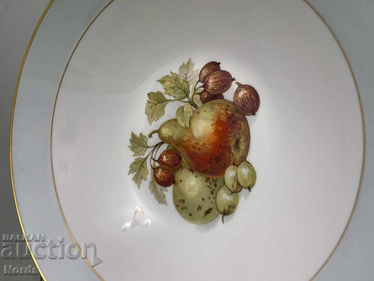 Германска порцеланова фруктиера с маркировка с цена € 0.01 | 0.02 лв.