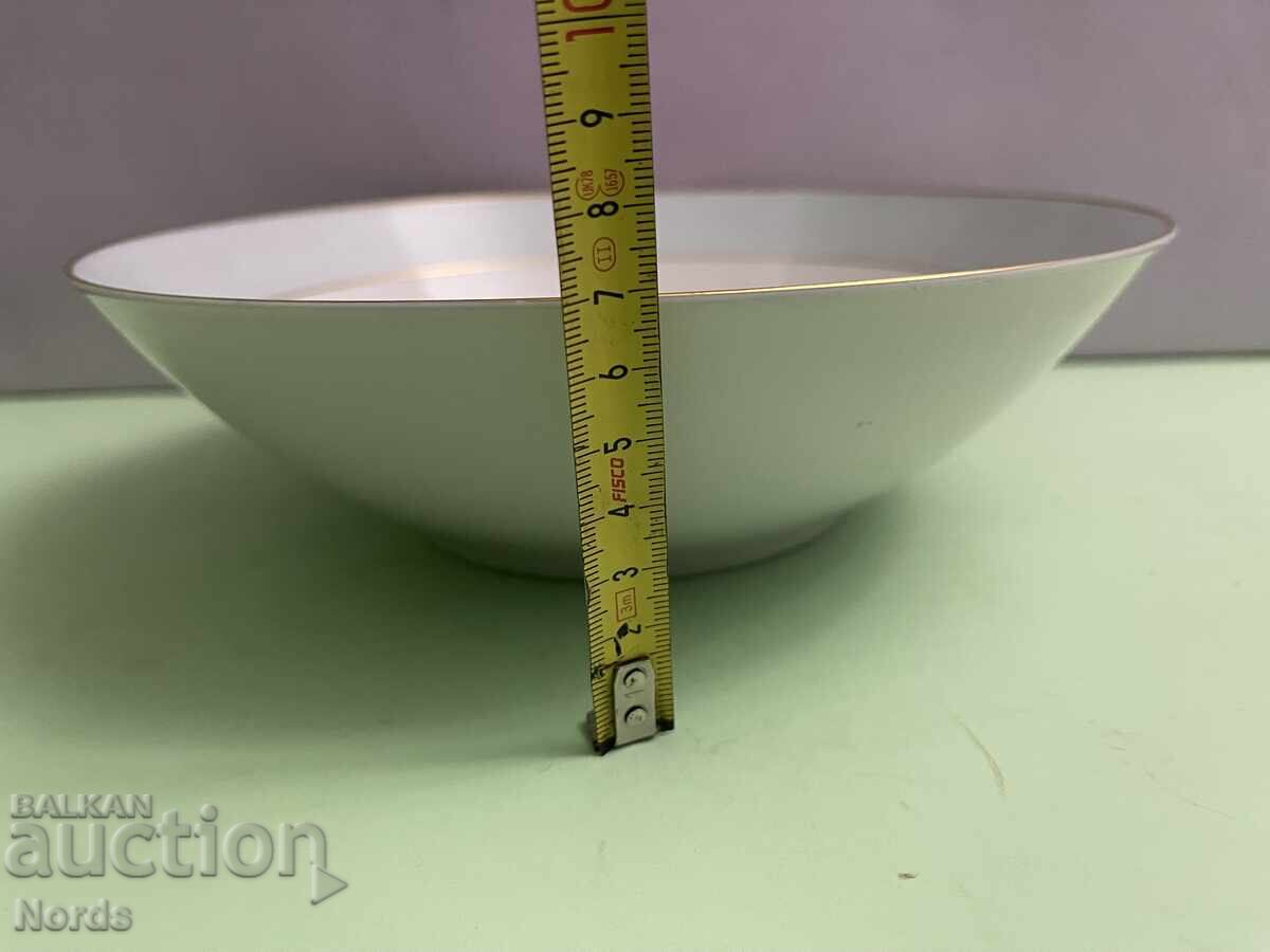 Германска порцеланова фруктиера с маркировка - 5