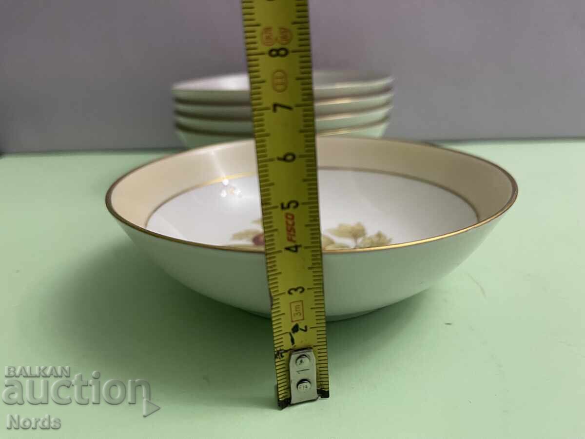 Παράδοση Γερμανικά πορσελάνινα μπολ με σήμανση