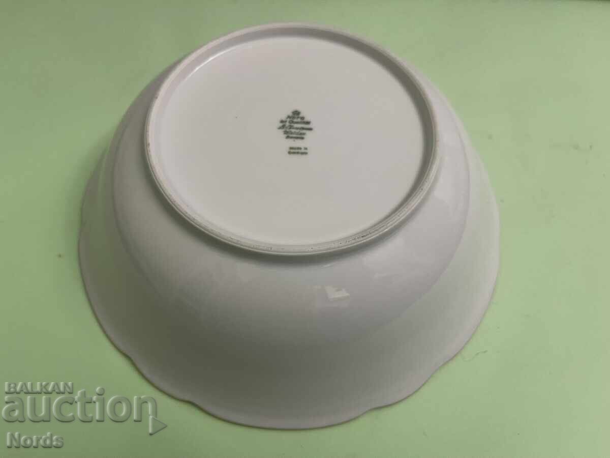 Γερμανική πορσελάνινη φρουτιέρα με σήμανση - 6