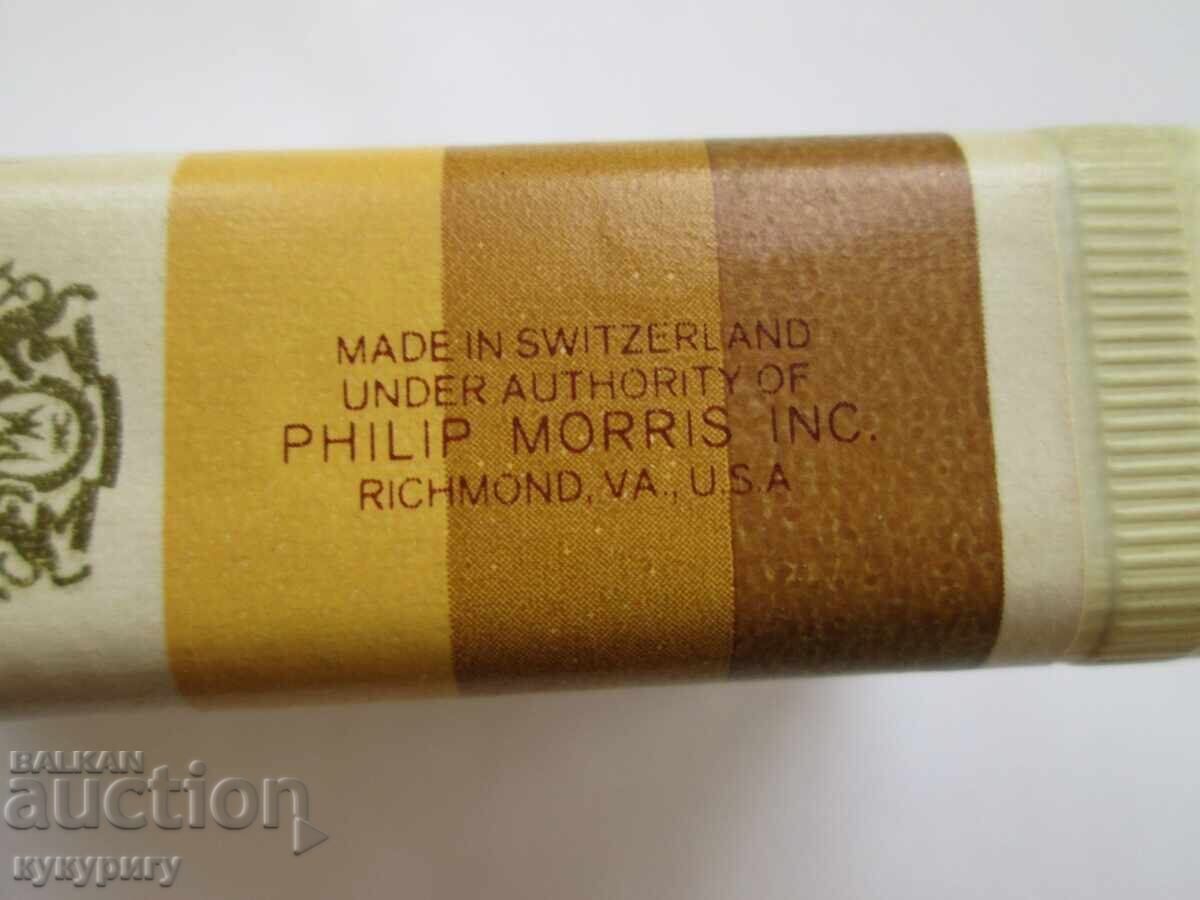 Veche tabacheră elvețiană din celuloid pentru țigări Philip Morris - 6