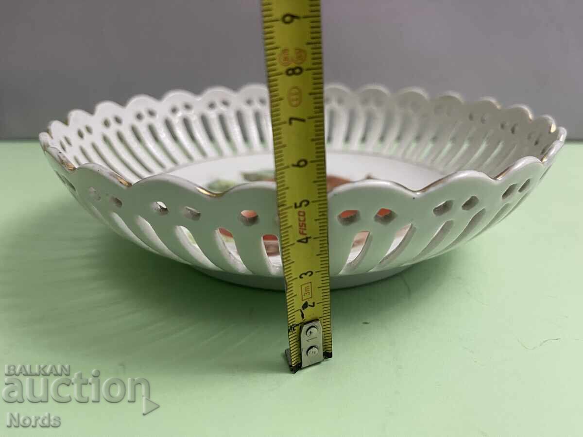 Όμορφη πορσελάνινη φρουτιέρα - 6