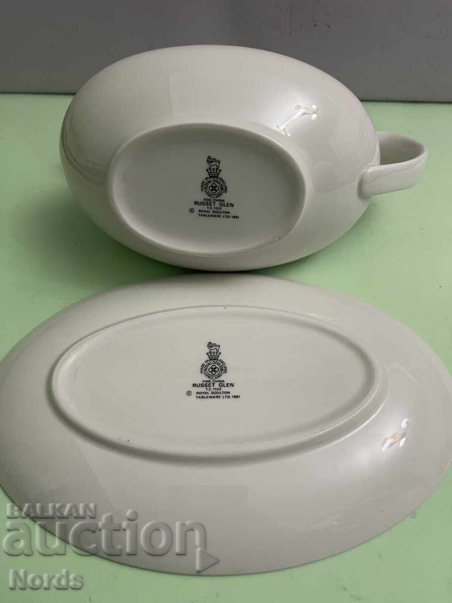 Sosieră cu farfurie Royal Doulton - 5