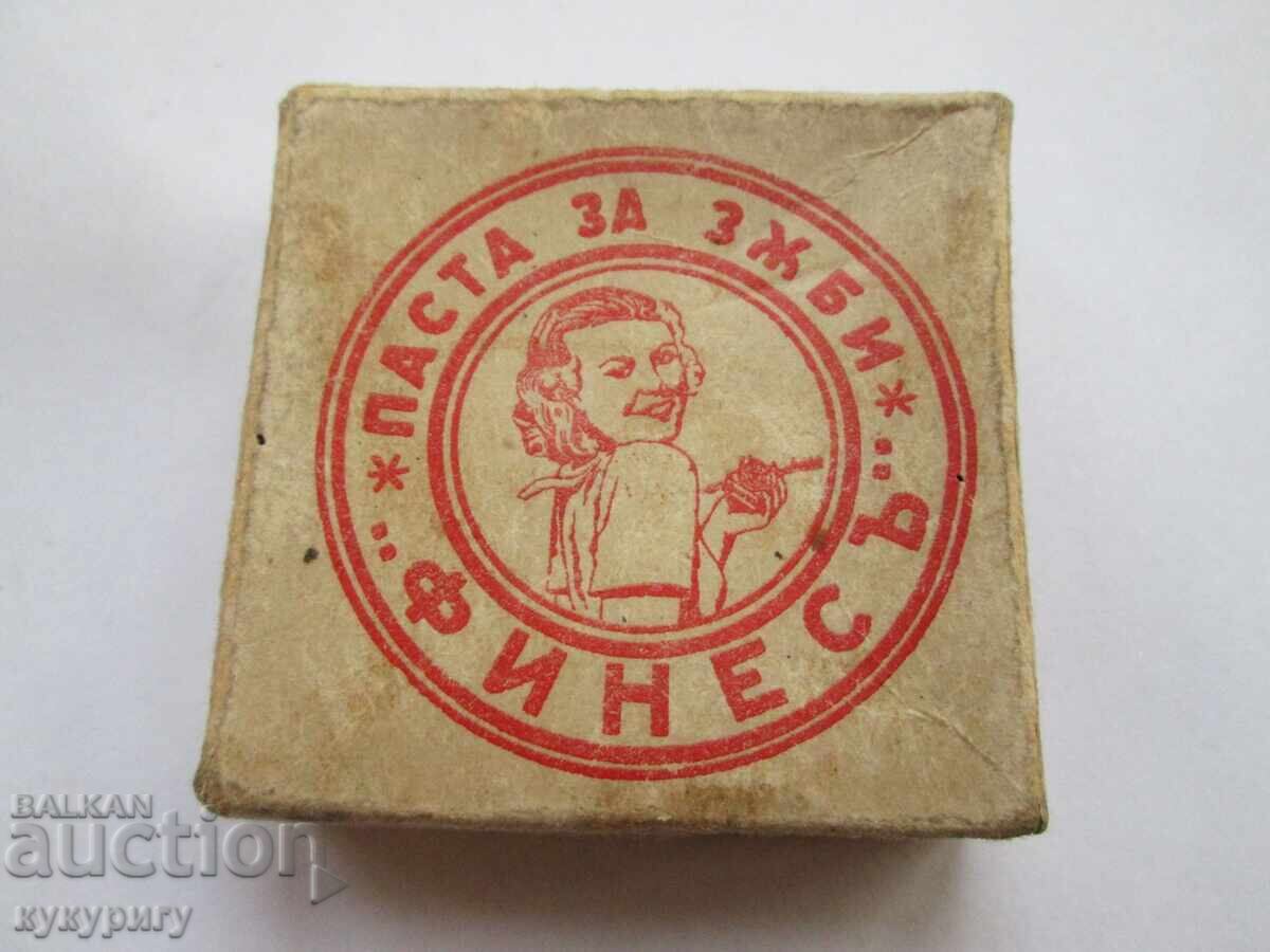 Pastă de dinți veche Finesse Plovdiv Regatul Bulgariei