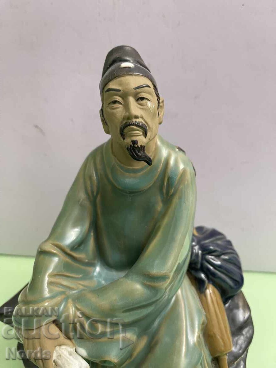 Δημοπρασία Κεραμική φιγούρα Κινέζου σοφού