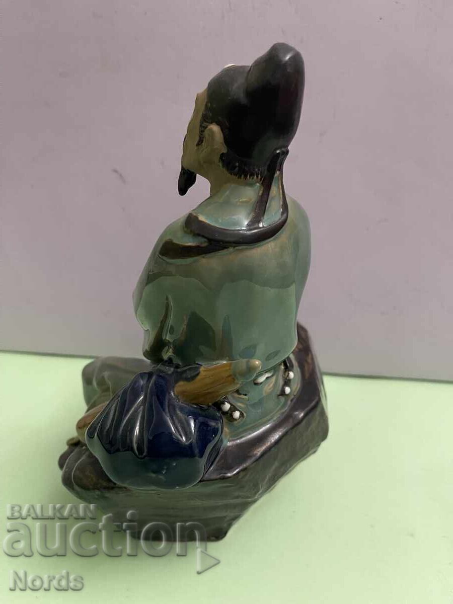 Παράδοση Κεραμική φιγούρα Κινέζου σοφού