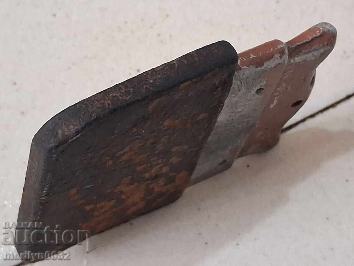 Pieptene vechi pentru barbă în etui din aluminiu și oțel - 7