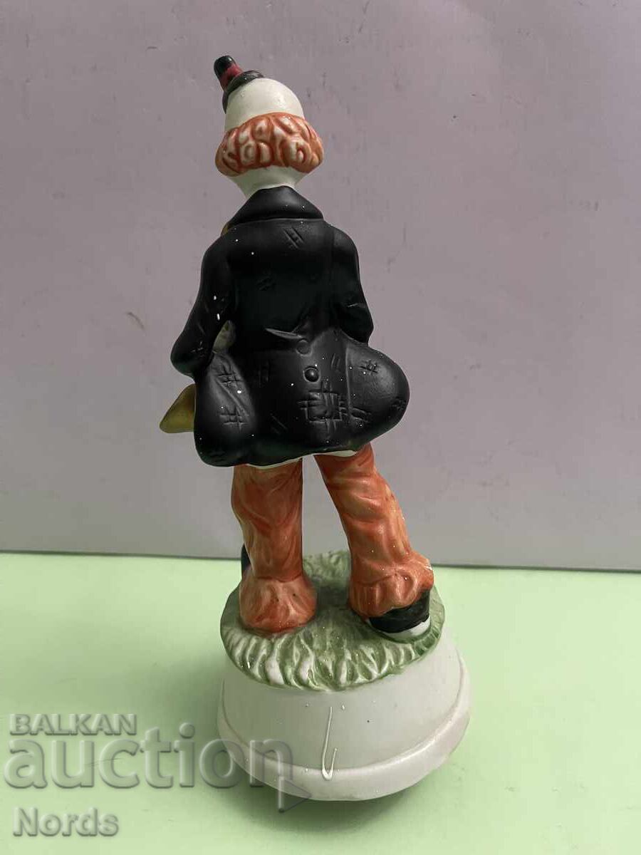 Δημοπρασία Πορσελάνινη μουσική φιγούρα κλόουν