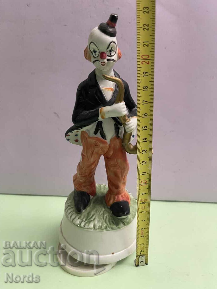 Πορσελάνινη μουσική φιγούρα κλόουν - 7