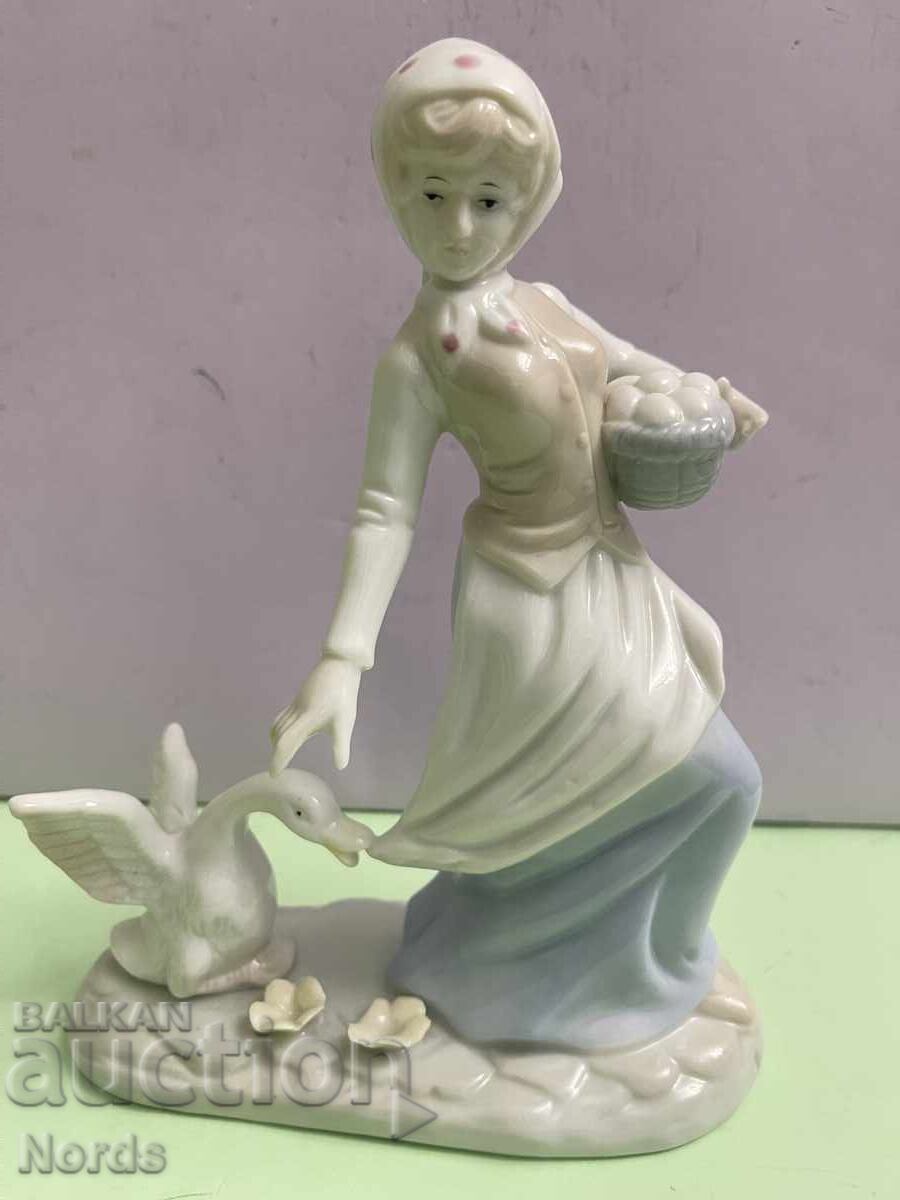 A beautiful porcelain figurine