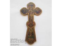 1946 стар религиозен кръст литография 1000г Св Иван Рилски