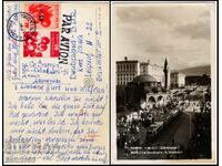 Bulgaria-1959-Sofia-B-dul G.D. cu Moscheea-circulată către RDG