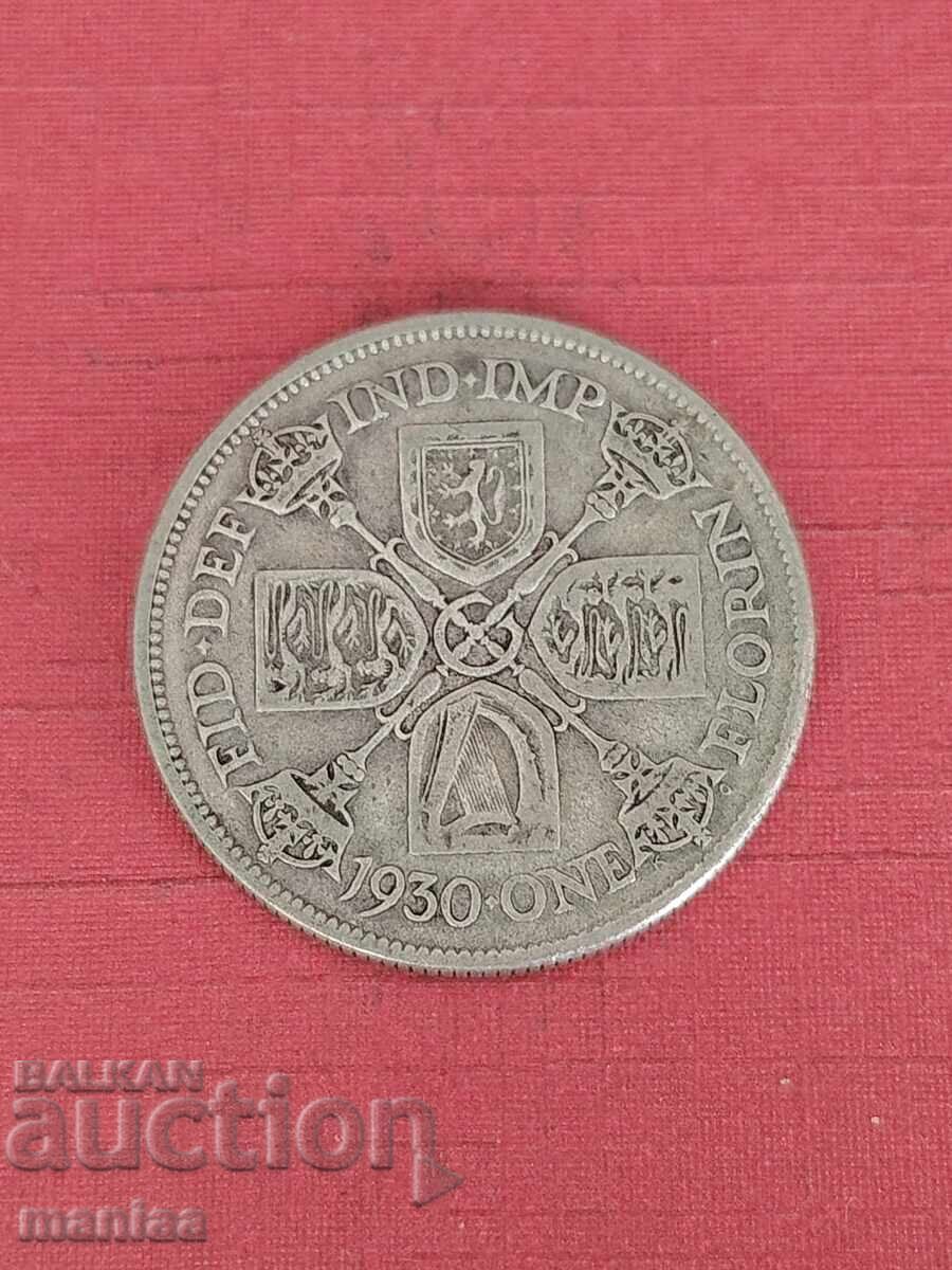 1 Florin 1930 Argint cu preț € 15.00 | 29.34 BGN