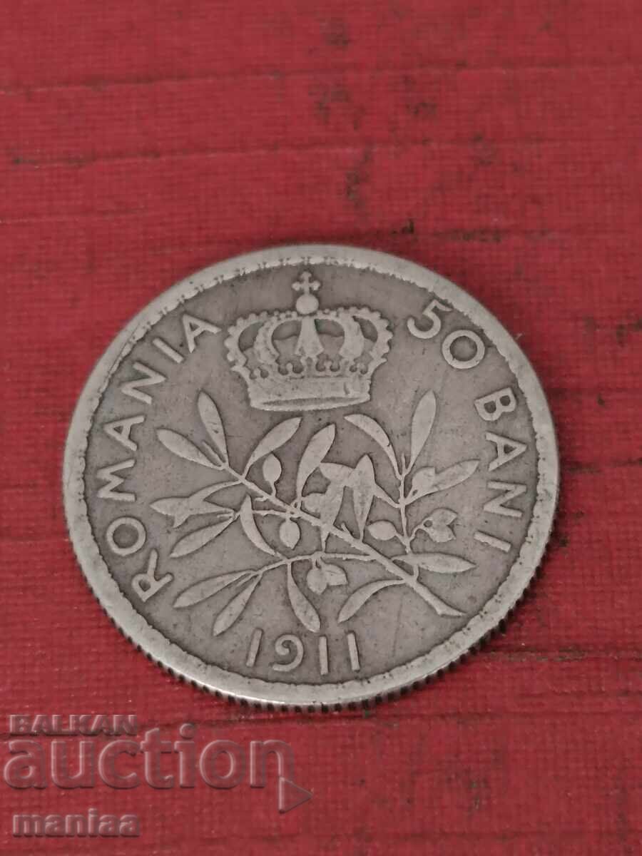 50 Bani 1911 Argint