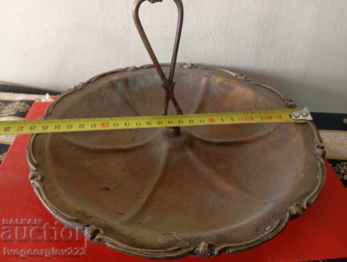 Δημοπρασία Μπολ για ξηρούς καρπούς, πιατέλα αρ ντεκό