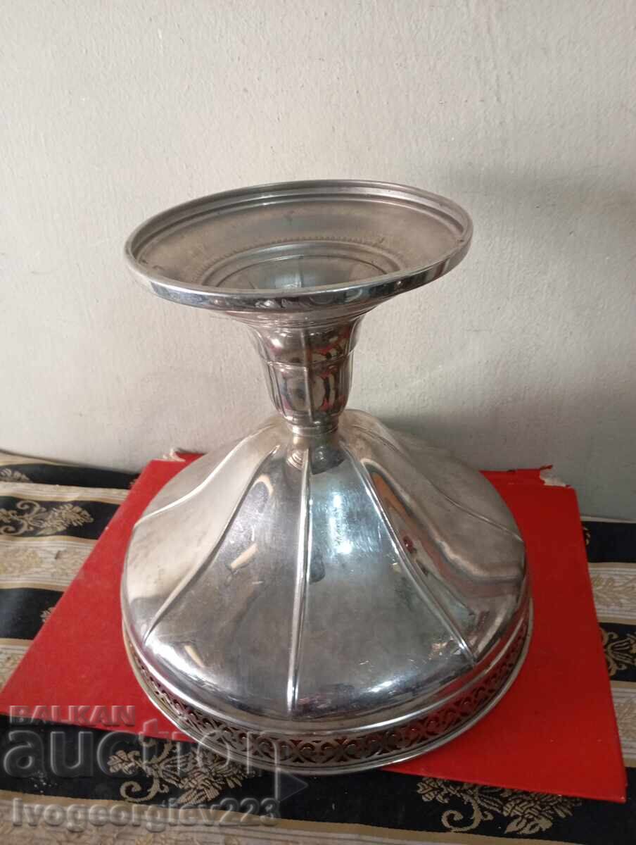 Silver-plated bowl, fruit bowl Art Deco - 5