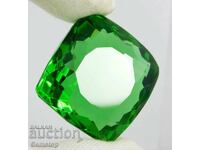 Fără preț de rezervă! 109,65 ct. peridot natural tăietură cushion, certificat OMGTL, de la 1 leu!