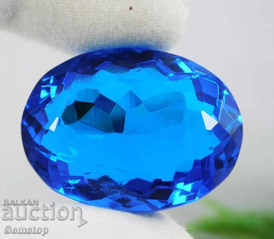 ΧΑ! 78.90ct φυσικό τοπάζι σμαραγδί με πιστοποίηση OMGTL από 1€! - 5