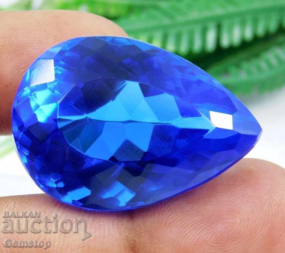 Δημοπρασία ΧΑ! 99,00 σετ φυσικός τανζανίτης σε σχήμα αχλαδιού με πιστοποιητικό OMGTL από 1λ!