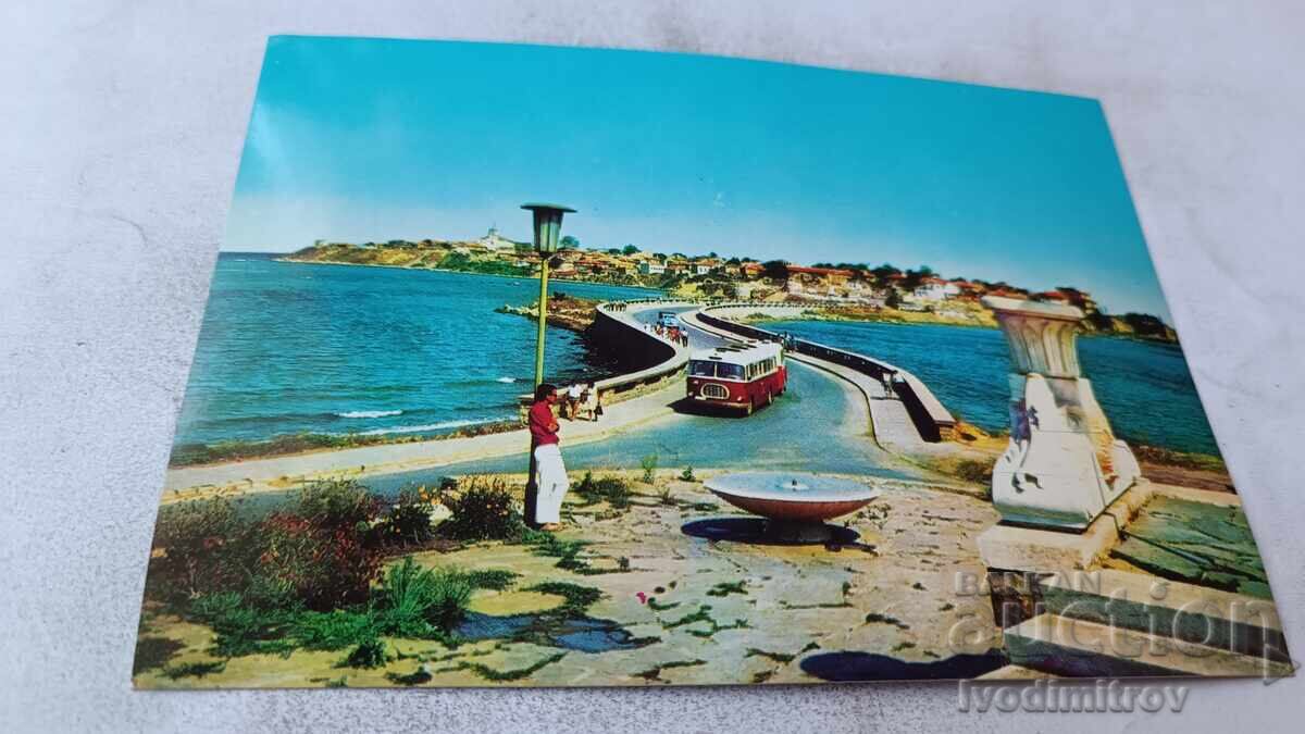 Καρτ ποστάλ Nessebar Γενική άποψη 1973