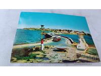 Пощенска картичка Несебър Общ изглед 1973