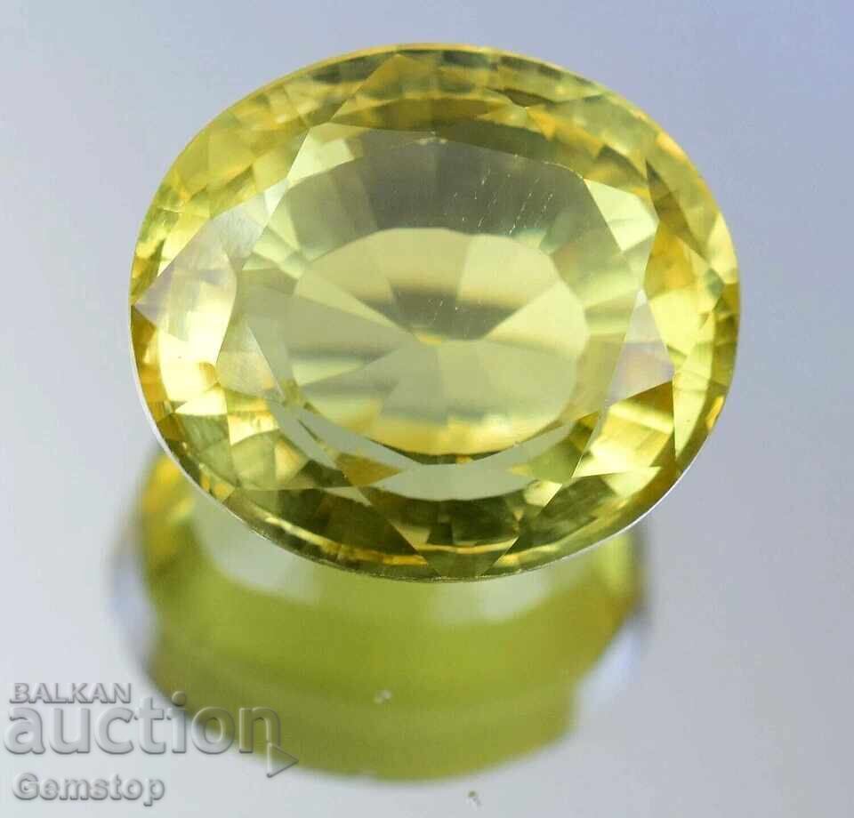 PREȚ DE START! 6.65 ct. safir natural oval cert. IGL de la 1 ct! cu preț € 0.01 | 0.02 BGN