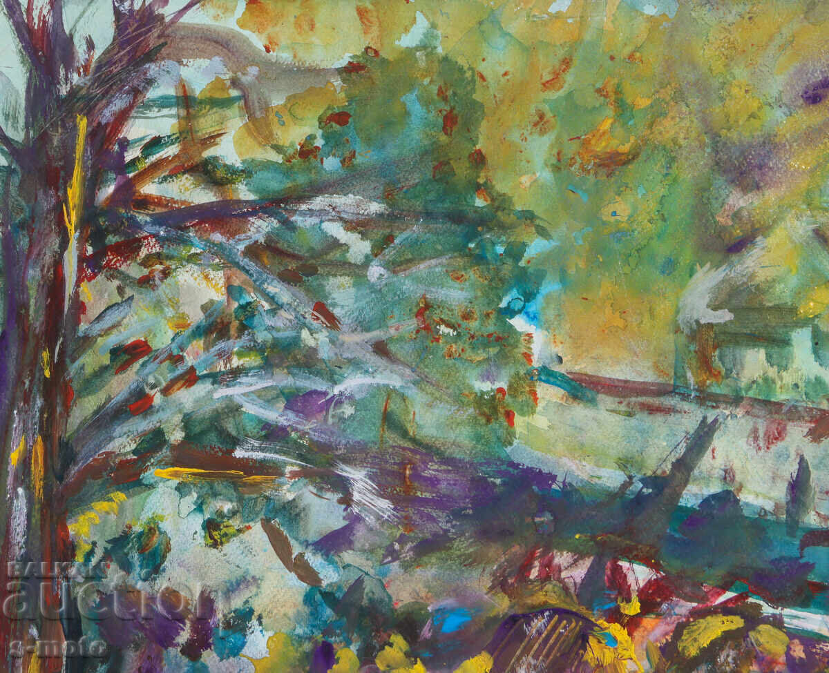 Livrarea Pictură în tempera, peisaj