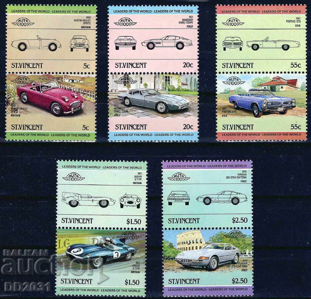 Sfântul Vincent 1984 - Lideri ai Lumii 2 MNH