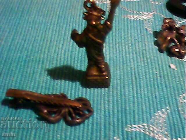 красиви посребрени позлатани брошки весълки - 5